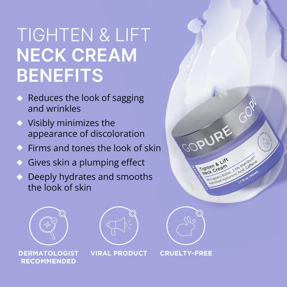 GOPURE Tighten & Lift Neck Cream - W - Image 4